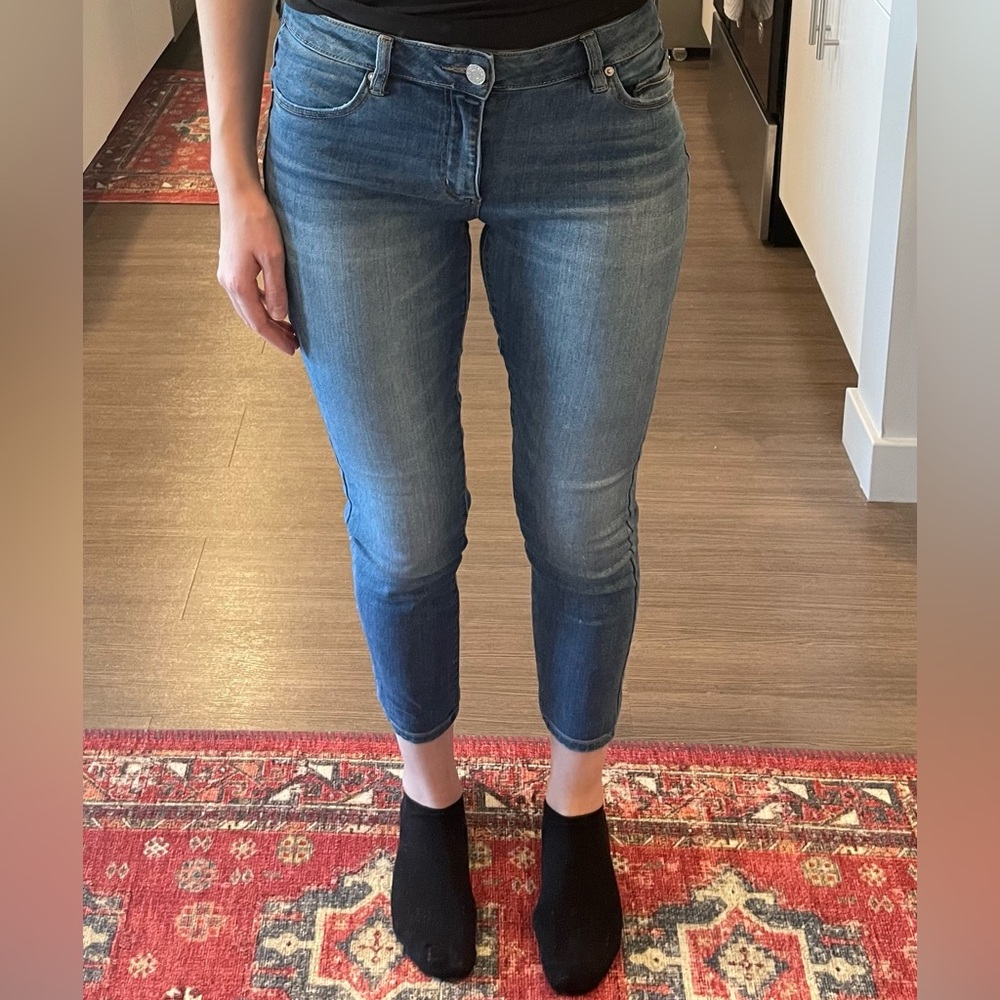 Garage Mid-Rise Ankle Jeans